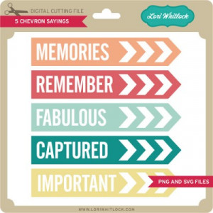 Chevron Sayings PNG and SVG
