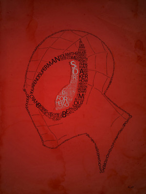 Sisisí, las siluetas de Batman, Capitán América, Spider-Man y ...