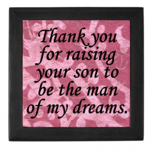 Mother of the Groom gift Keepsake Box on