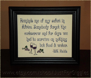 Funny sign Wine Quote 