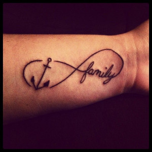 ... family forever family infinity symbol foot infinity family tattoos