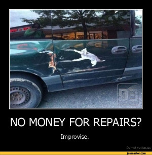 car humor funny joke fast car repair body fast car repair