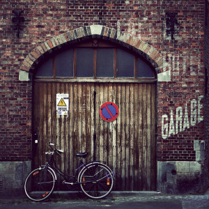 bike, garage, hipster, indie, life, lovely, run down, simple, street ...
