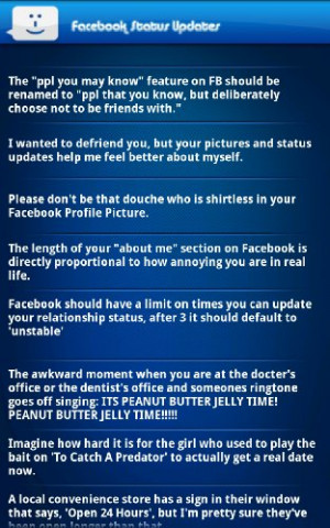 LOL Funny Status Updates for Facebook / Twitter / SnapChat / Instagram ...