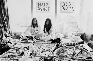 John Lennon and Yoko Ono's Bed-In