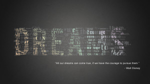 Walt Disney quote Wallpaper