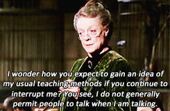 ... McGonagall is the Queen of Sass. All Hail McGonagall.Both actors here