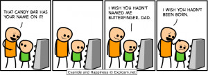 Dad Names His Son Butterfingers In Low Blow Cyanide and Happiness ...