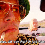 Top 10 funny gifs about Fear and Loathing in Las Vegas quotes
