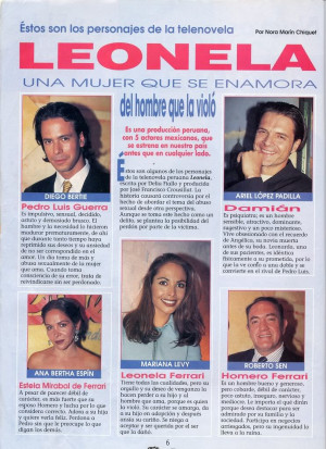 Scans Leonela Con Mariana...