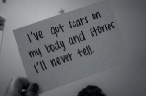 cut, never, quote, scars, words
