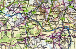 map of kent area map surrey