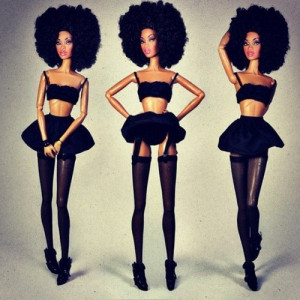 African American Barbies With Beautiful Natural Hair