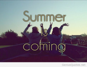 Summer is coming image