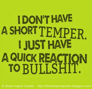 ... just have a quick reaction to BULLSHIT. #funny #bullshit #quotes