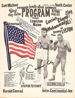 Muhammad Ali / Sonny Liston II Stepin Fetchit Program
