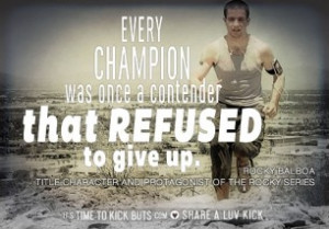 Share a ♥ LUV KiCK with Rocky Balboa