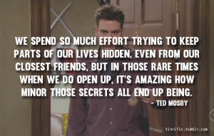 how i met your mother, himym, himym quote, quote, quotes, ted mosby ...