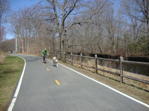 Scootering a Slater Park (MA)