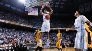 Brice Johnson had 19 points and 17 rebounds against ECU.