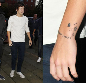 Harry’s Shamrock Wrist Tattoo