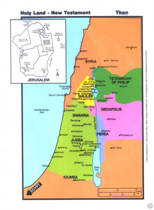 Biblical Maps Then and Now