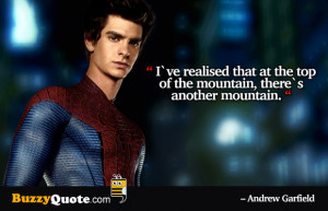 Andrew garfield Quotes, Spiderman by BuzzyQuote