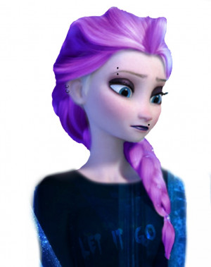 Punk Disney Princesses Elsa