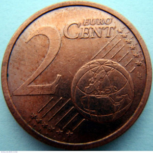 2002 2 Cent Euro Coin Worth