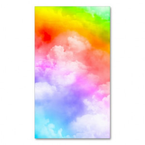 Rainbow Clouds Christian Business Card Bible Quote