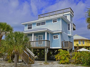 Gulf Coast Vacation House Rental 3 bed Blue Laguna Luxury Home with