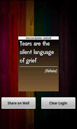 View bigger - One Line Quotes for Android screenshot