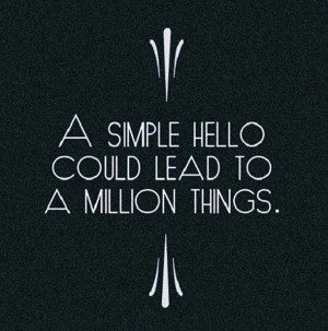 So true! Creating relationships can be enormously beneficial in ...