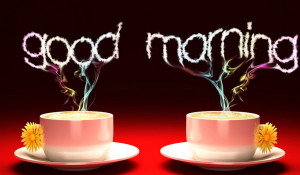 ... Good morning, God,’ and the other is to say, ‘Good God, morning