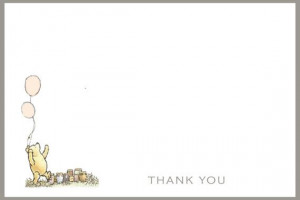 Classic Pooh Thank You Notes by LadybugLaneandCo on Etsy, $9.95