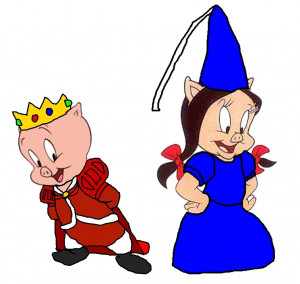 Prince-Porky-Pig-and-Princess-Petunia-Pig-looney-tunes-17907548-1045 ...