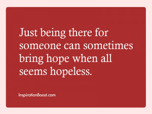 quotes about being there for someone