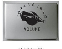 Volume Knob Vinyl Laptop Decal