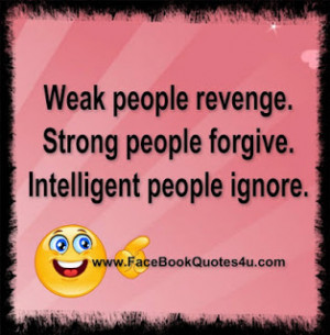 weak people revenge ...