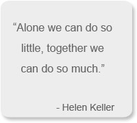 Alone We Can Do So Little Together We Can Do So Much Alone we can do ...
