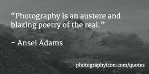 Photography is an austere and blazing poetry of the real. - Icon ...