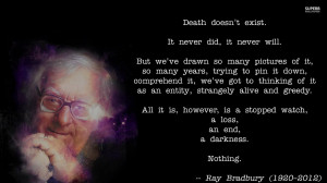 Ray Bradbury about death wallpaper 1920x1080