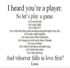 player quotes about love