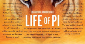 Life of Pi quote about religionPi Quotes, Life, Secret Quotes