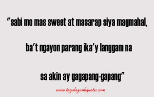 Very Sweet Tagalog Quotes For Him