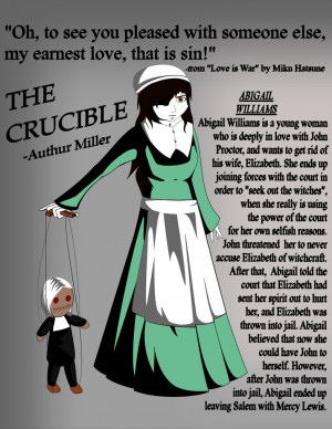 Abigail Williams from the Crucible by WhoAteTheWaffles