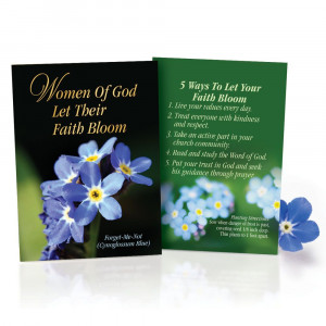 ... Gifts Women Of God Let Their Faith Bloom Full-Color Seed Packet
