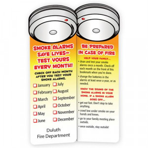 Smoke Alarms Save Lives Bookmark