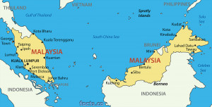Malaysia Map with cities