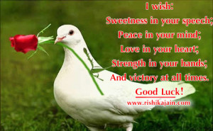 My best wishes for you